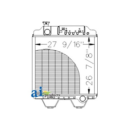 A & I Products Radiator 48" x32" x10.25" A-86013264